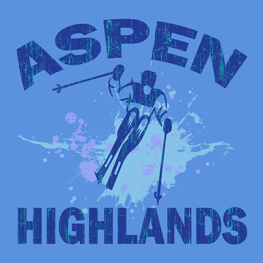 Aspen Highlands Digital Art by David G Paul