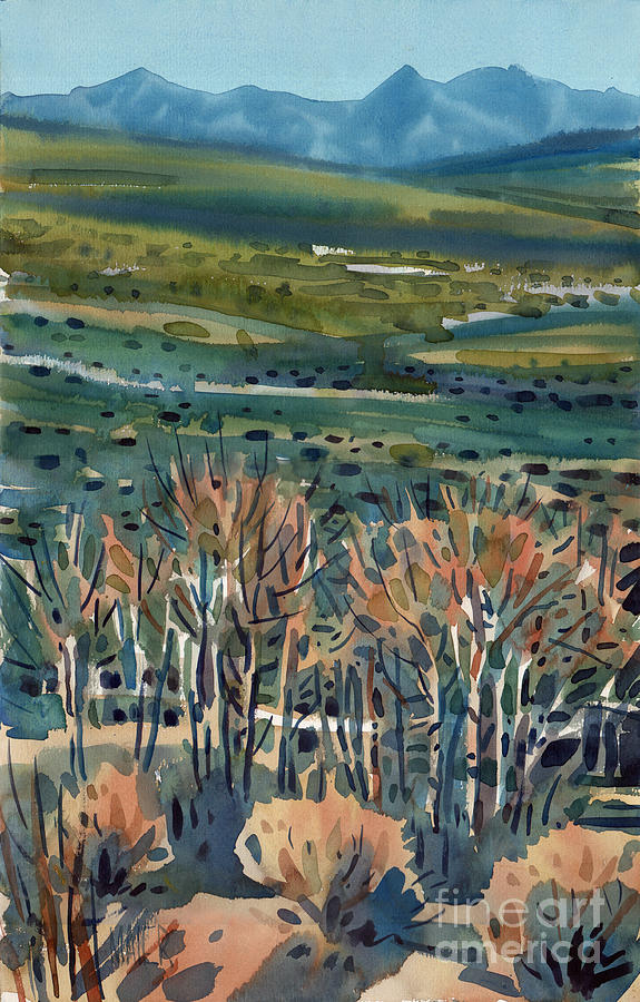 Aspens Painting - Aspen In The High Sierra by Donald Maier Aspens Painting - Aspen In The High Sierra by Donald Maier