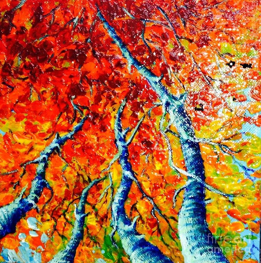 Aspen Painting by Teresa Wegrzyn