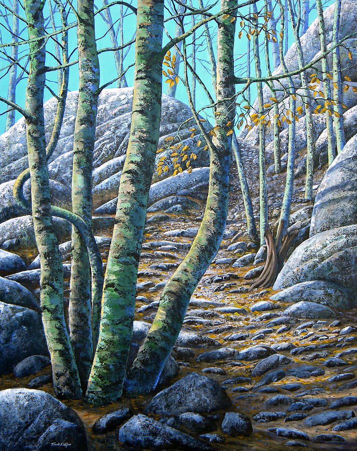 Aspen Trail Painting by Frank Wilson