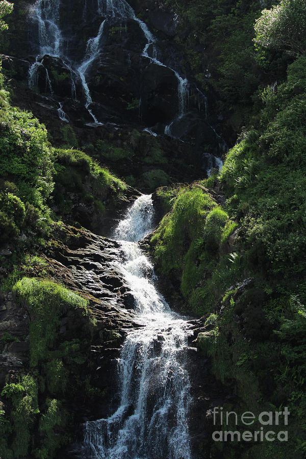 Assarancagh Waterfall Donegal Ireland Photograph