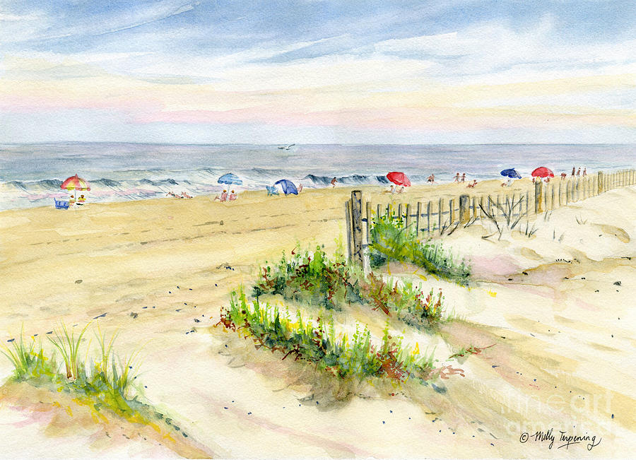 Assateague Afternoon Painting by Melly Terpening