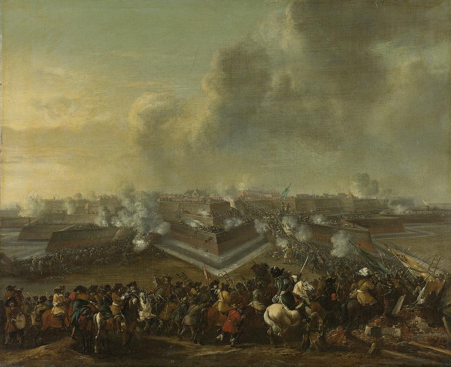 Assault on the Town of Coevorden Painting by Celestial Images