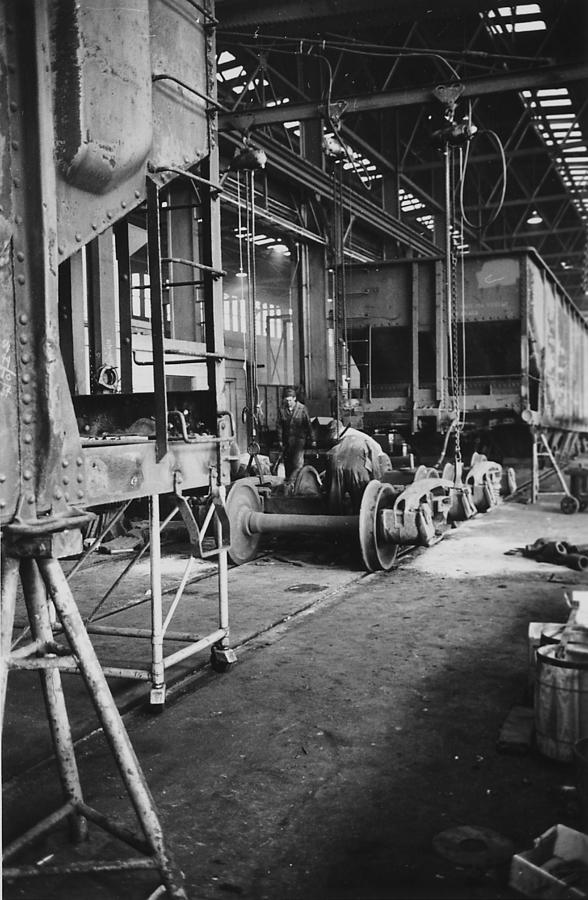 Assembly in Progress at Clinton Shop Photograph by Chicago and North Western Historical Society