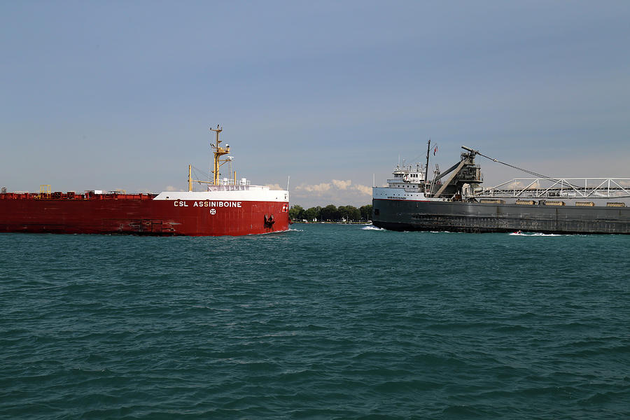 Assiniboine and Mississagi Passing Photograph by Mary Bedy