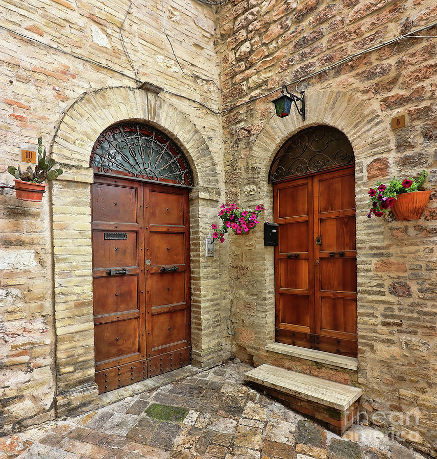 Assisi Doors 0579 Photograph by Jack Schultz