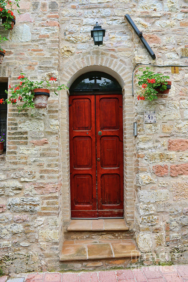 Assisi Doorway 1366 Photograph by Jack Schultz