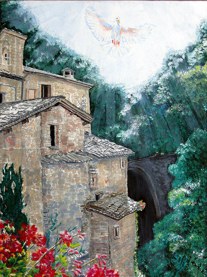 Assisi Spirit Painting by Sarah Hornsby