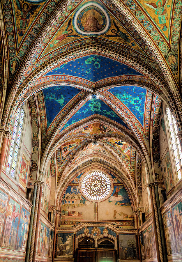 Assisi Umbria Italy Basilica Of San Francesco D Assisi Photograph By Curt Rush