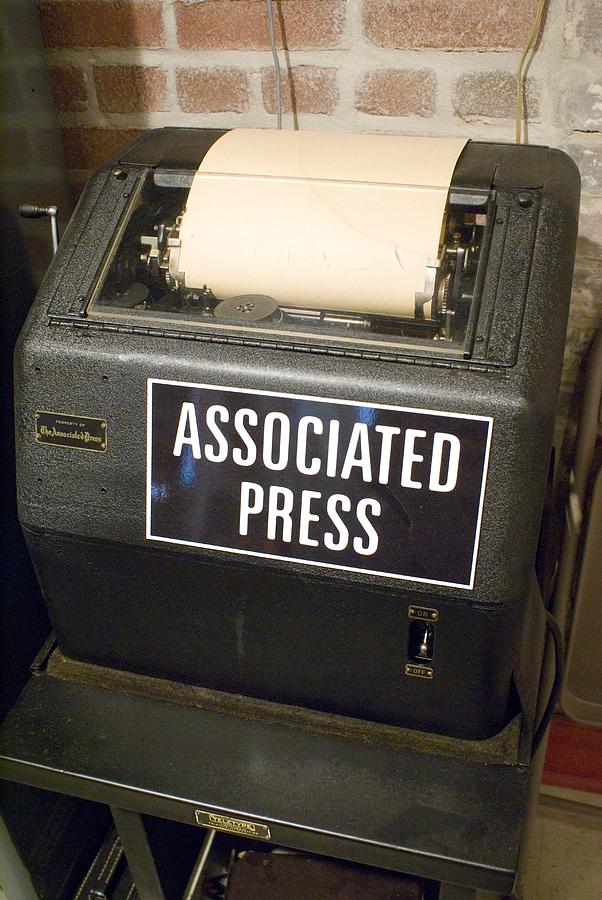 Associated Press Teletype Machine Photograph by Mark Williamson - Pixels