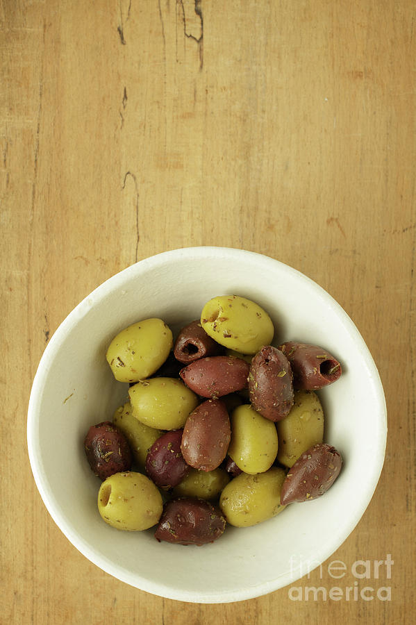 Assorted Greek Olives  Photograph by Edward Fielding