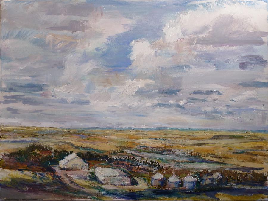 Abbey Farm Painting by Helen Campbell