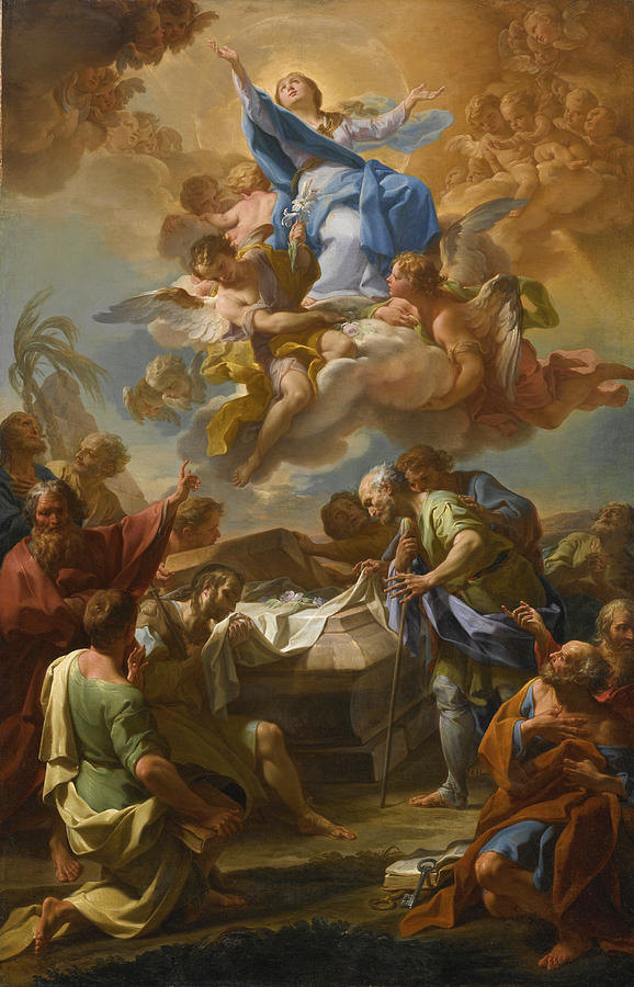 Assumption of the Virgin Painting by Corrado Giaquinto