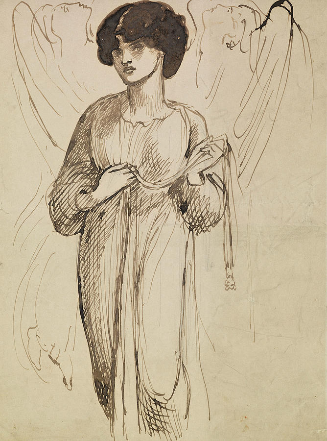 Astarte Syriaca  Drawing by Dante Gabriel Rossetti