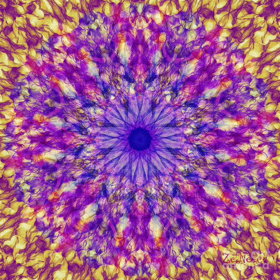 Asteraceae Digitalis Painting by Neece Campione Asteraceae Digitalis Painting by Neece Campione