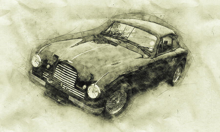Aston Martin Db2 Gt Zagato - 1950 - Automotive Art - Car Posters Mixed Media