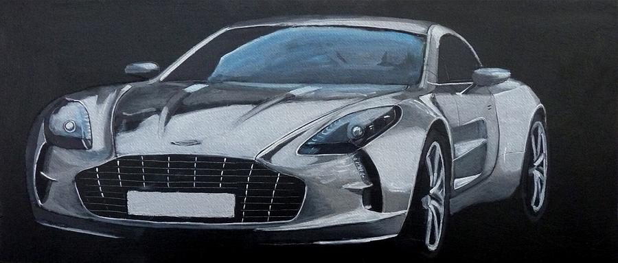 Aston Martin One-77 Painting by Richard Le Page