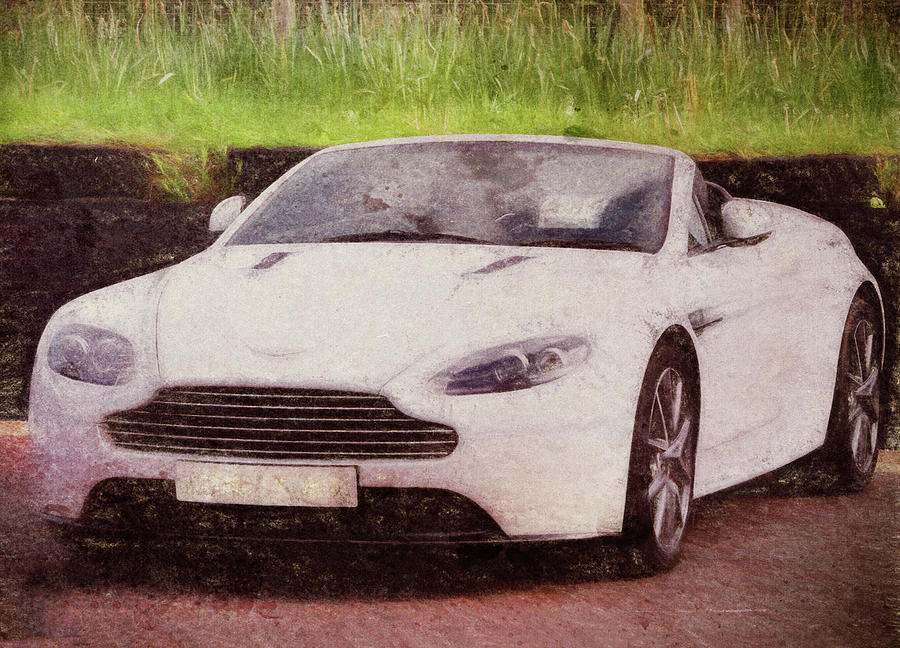 Aston Martin V8 Vantage  Digital Art by Roy Pedersen