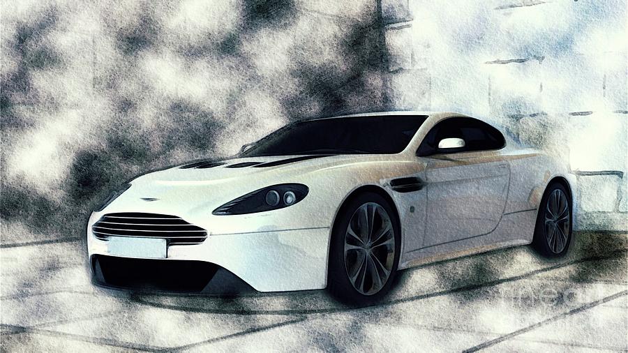 Aston Martin Vanquish Painting