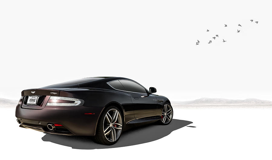 Aston Martin Virage Digital Art by Douglas Pittman