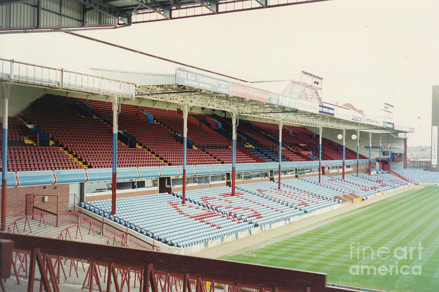 Aston Villa - Villa Park - West Stand Trinity Road 2 - Leitch - April 1993 Photograph by Legendary Football Grounds
