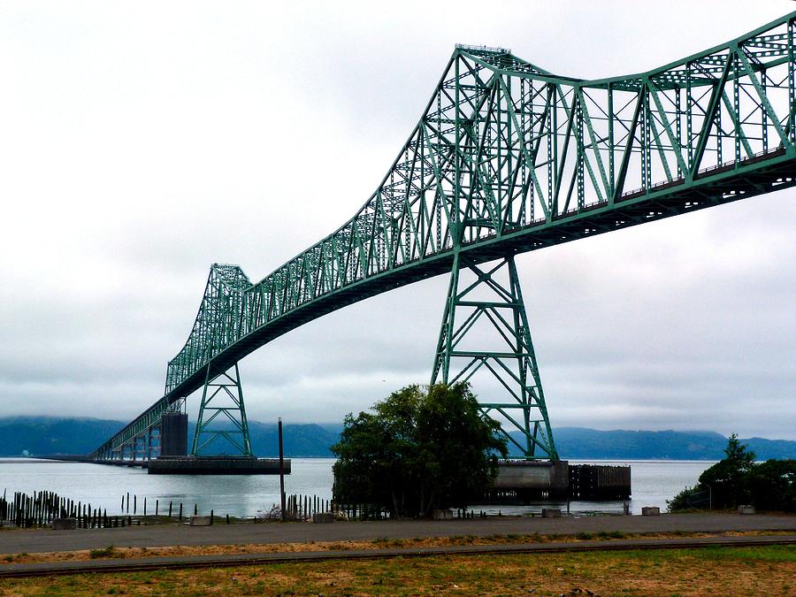 Astoria Bridge In Oregon 2 Photograph by A L Sadie Reneau