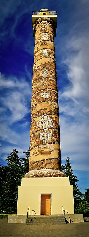 Landmark Photograph - Astoria Column by Athena Mckinzie