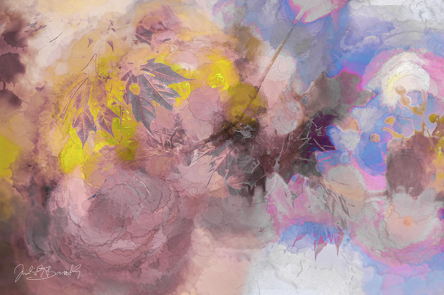 Abstract Sense of Spring Painting by Judith Barath