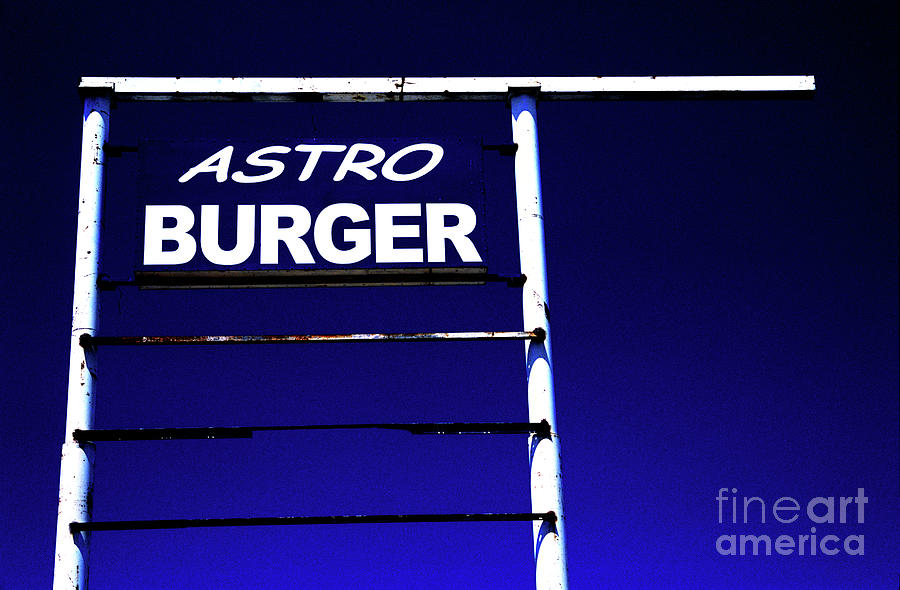 Astro Burger Photograph by Jim And Emily Bush