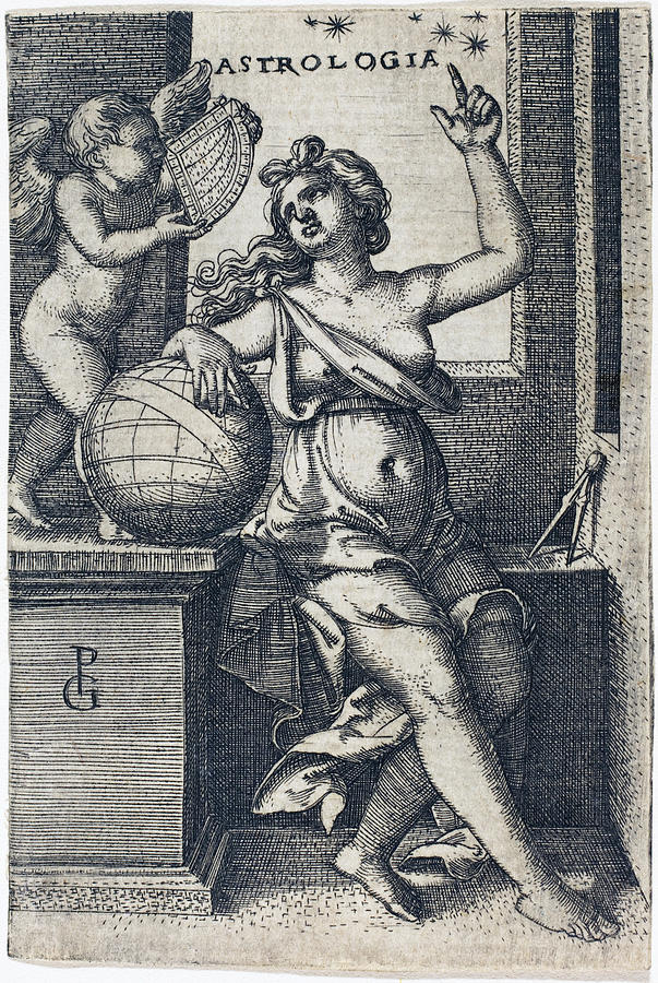 Astrology Drawing by Georg Pencz