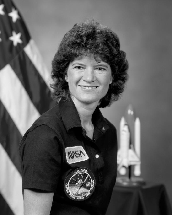 Space Photograph - Astronaut Sally Ride  by War Is Hell Store
