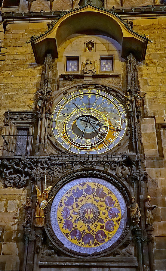 Astronomical Clock In Prague Photograph by Rick Rosenshein