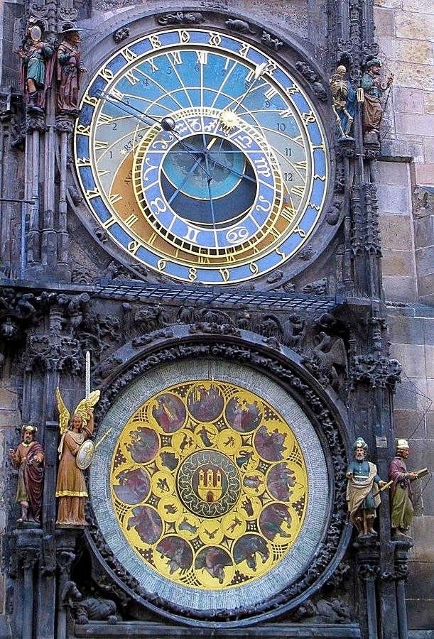 Astronomical Clock and Calendar Photograph by Betty Buller Whitehead