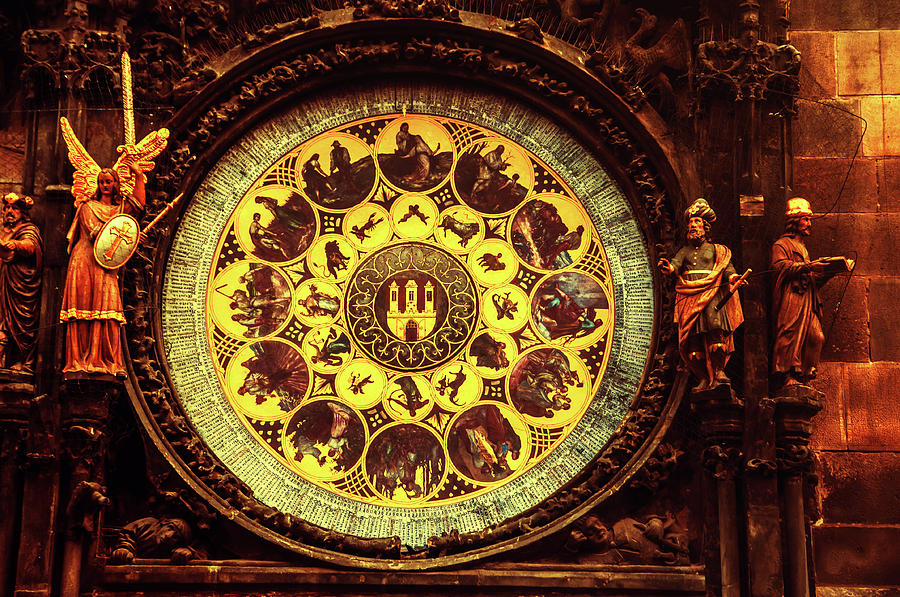 Astronomical Clock in Prague Photograph by Jenny Rainbow