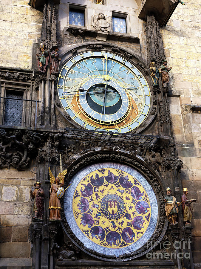  Astronomical Clock Prague Photograph by John Rizzuto