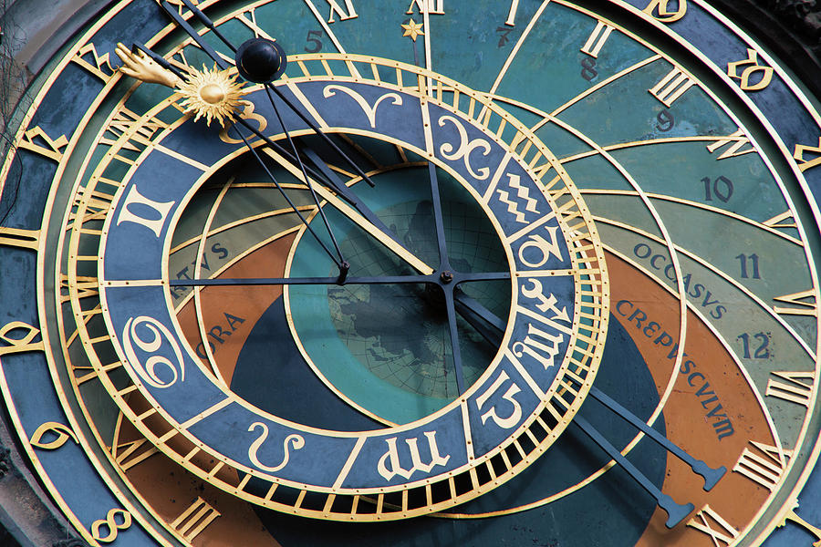 Astronomical Clock Photograph by Nancy Dunivin