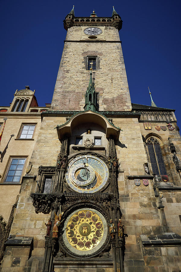 Astronomical clock. Prague spring 2017 Photograph by Jouko Lehto