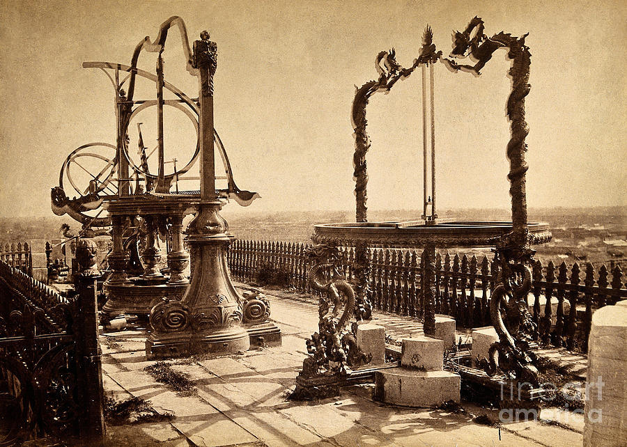 Astronomical Instruments, Beijing Photograph by Wellcome Images