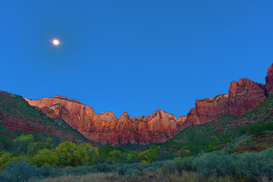 Zion National Park Photograph - Astronomical Sunrise by Brian Knott Photography