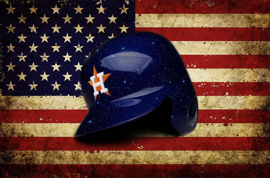 Astros Batting Helmet by Dan Haraga Astros Batting Helmet by Dan Haraga