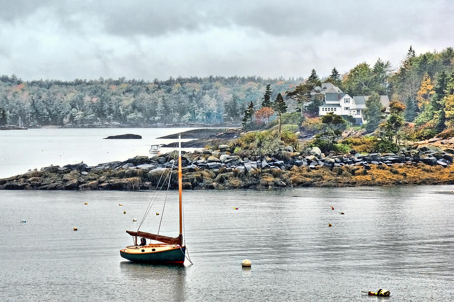 At Anchor - Maine Photograph by Nikolyn McDonald