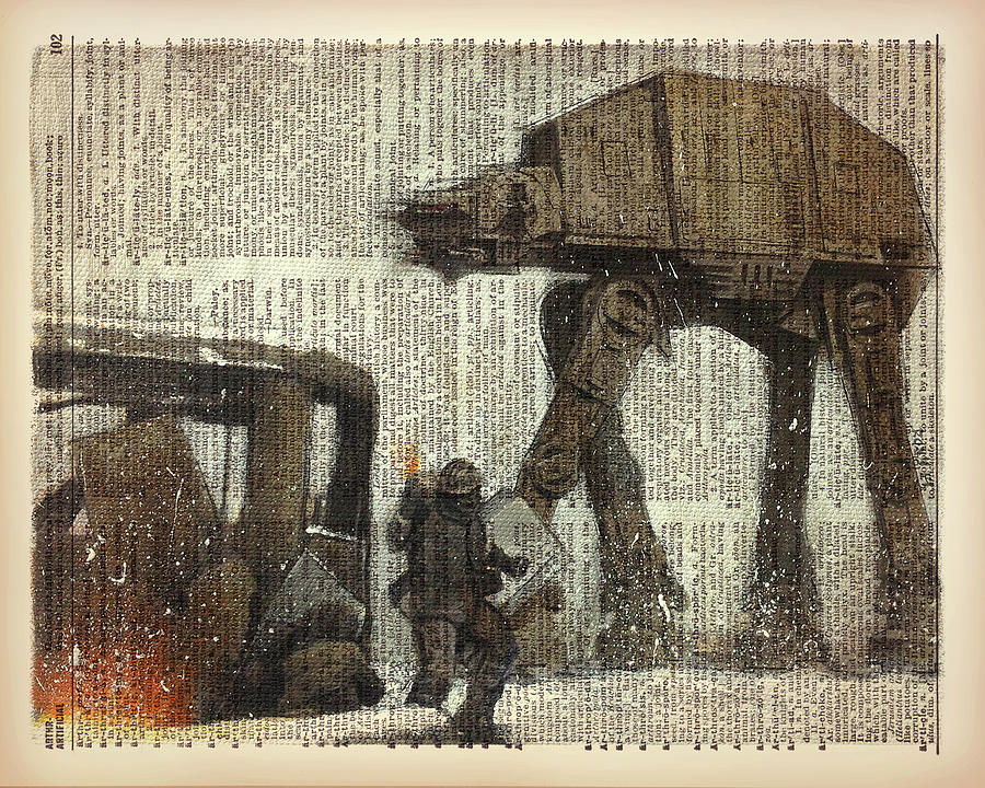 At-at Painting by Art Popop