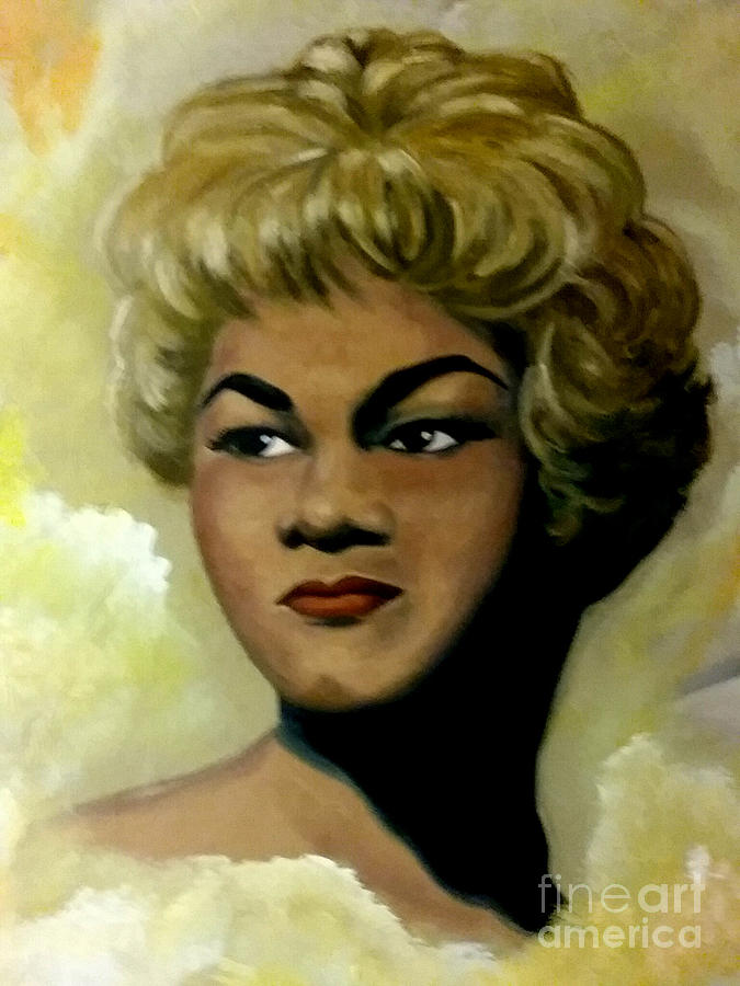 At Last-Etta James Painting by Joyce Hayes