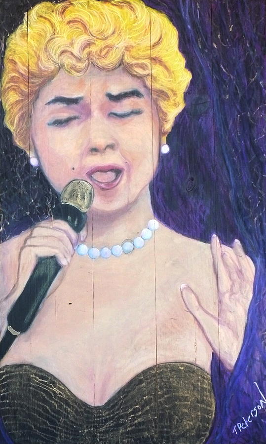 At Last Etta James Painting by Todd  Peterson