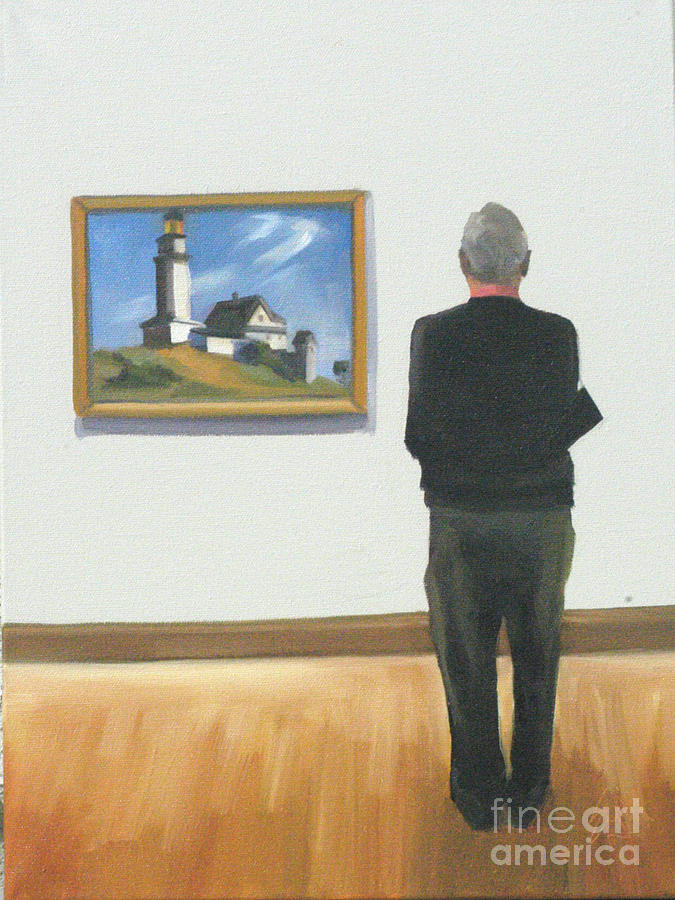Engager Umoderne Vi ses At MOMA w/Hopper Painting by Nancy Egan