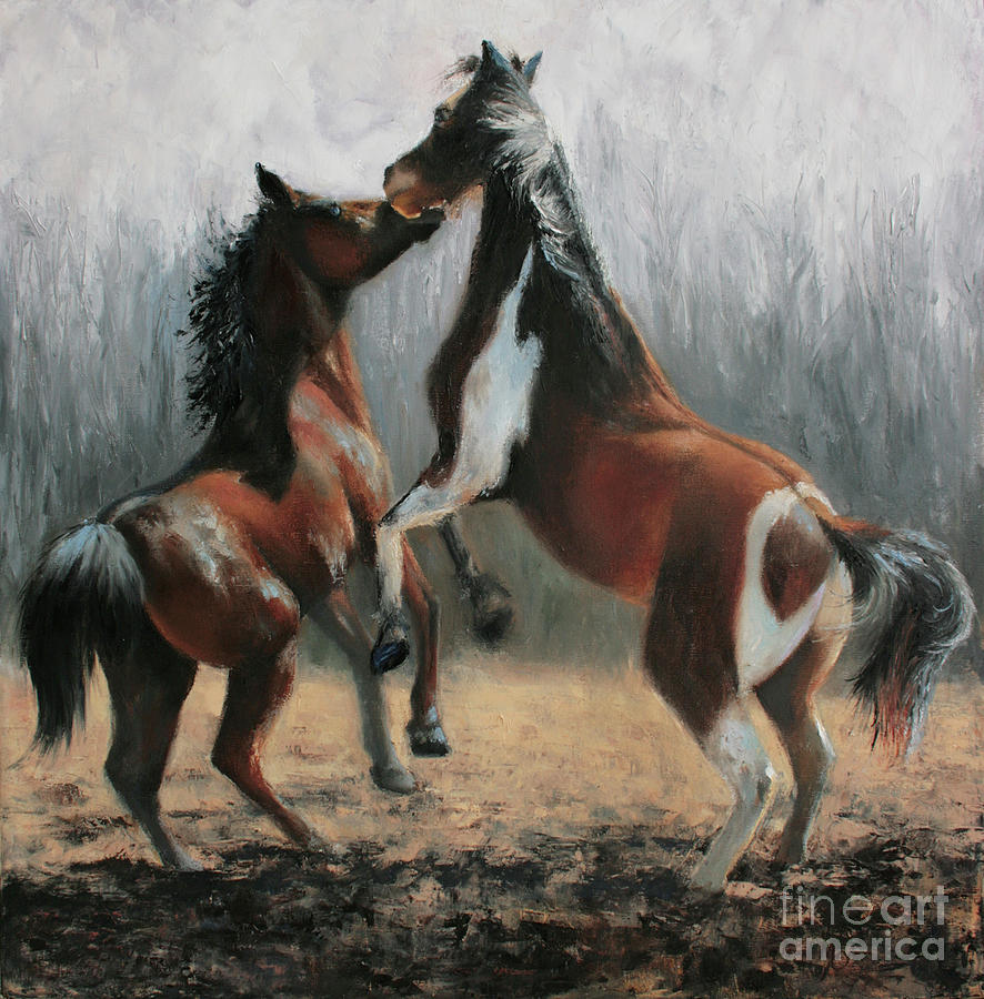 At Play Painting by Terri  Meyer