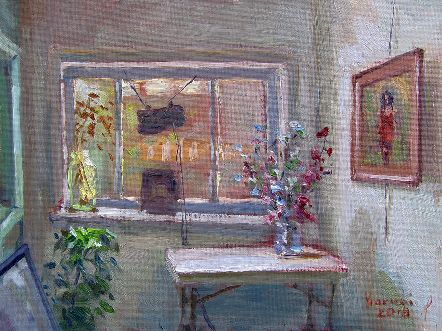 Still Life Painting - At River Art Gallery by Ylli Haruni
