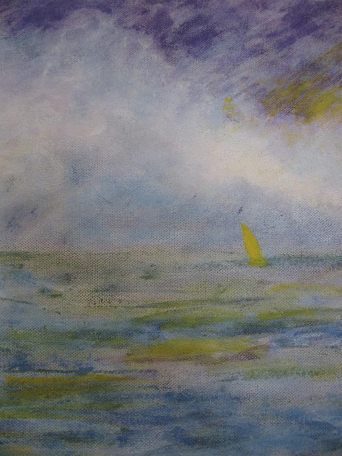 At Sea Painting by John Scates