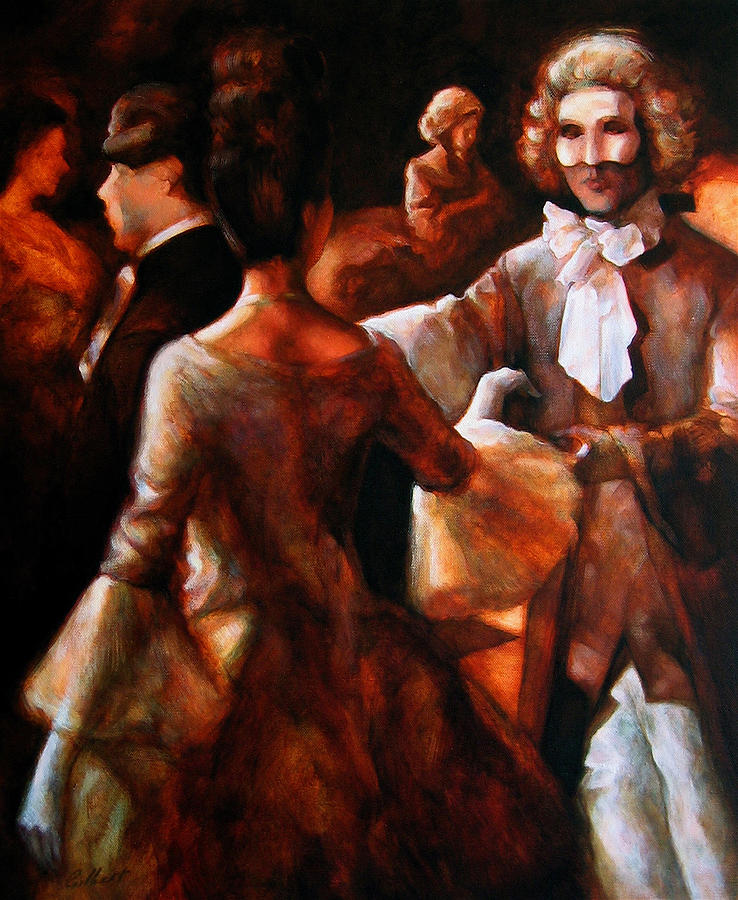 Figurative Painting - At The Ball 2 by Stuart Gilbert
