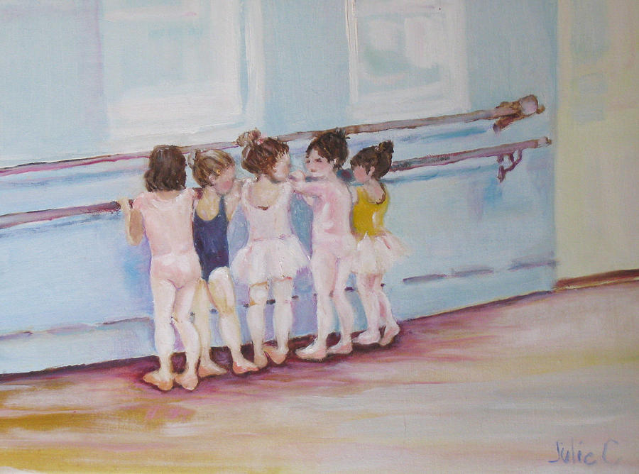 At the Barre Painting by Julie Todd-Cundiff